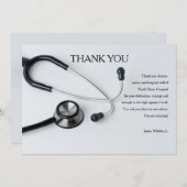 聴診器サンキューカード サンキューカード (正面/裏面)