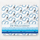 聴診器スタイリッシュ医及びナース マウスパッド (正面)