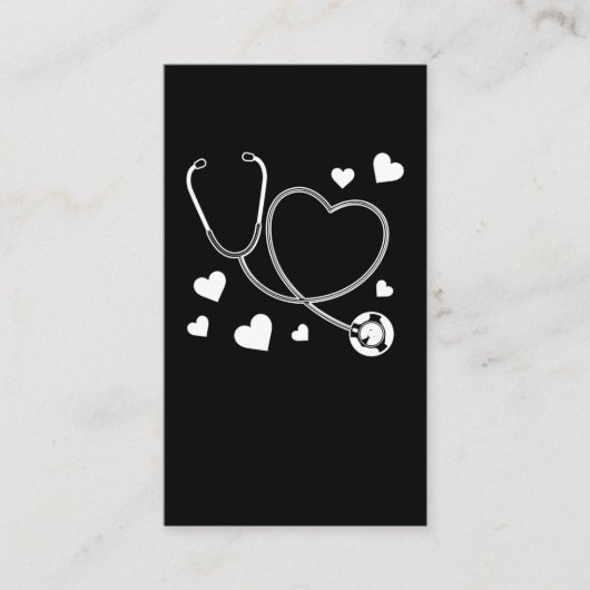 聴診器ナースラブホスピタル 名刺 (正面)
