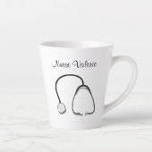 聴診器ナース医師ラテマグカップ カフェラテマグ (右)