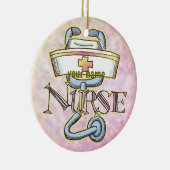 聴診器ナース セラミックオーナメント (右)