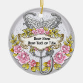 聴診器ナース セラミックオーナメント (正面)