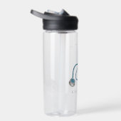 聴診器パーソナライズされたの同僚の医師名 ウォーターボトル (右面)