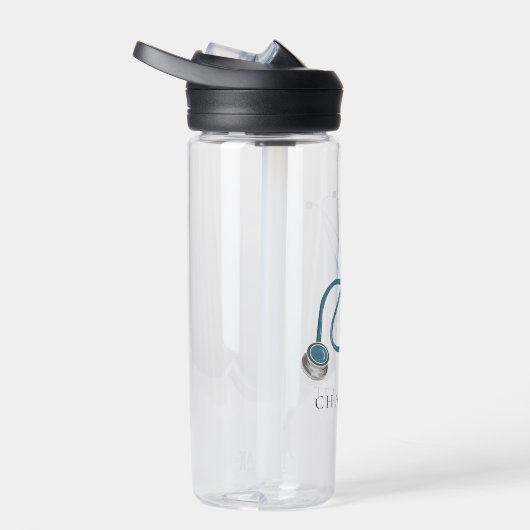 聴診器パーソナライズされたの同僚の医師名 ウォーターボトル (右面)