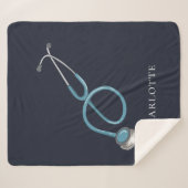 聴診器パーソナライズされた名医 シェルパブランケット (正面(横))
