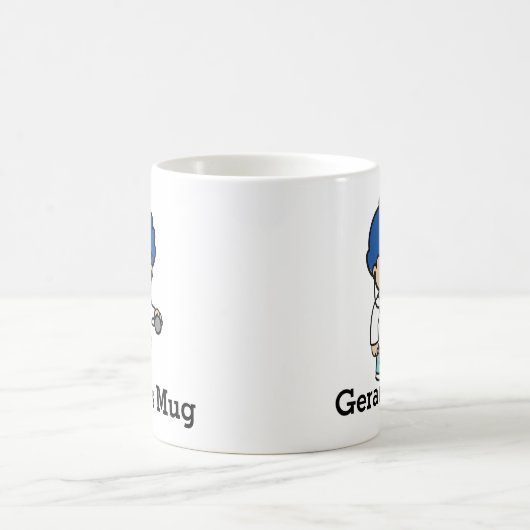 聴診器付き医師 コーヒーマグカップ (中央)