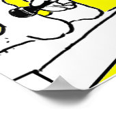 聴診器付き医師 ポスター (角)