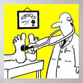 聴診器付き医師 ポスター