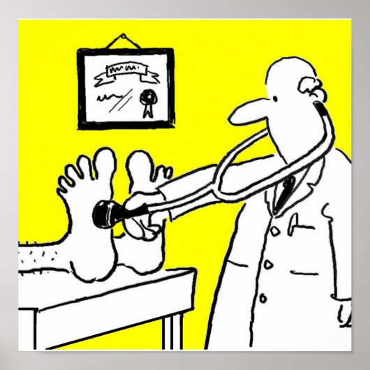 聴診器付き医師 ポスター (正面)