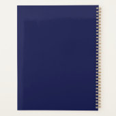 聴診器付き青い医用クリップボード プランナー手帳 (裏面)