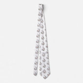 聴診器医の日 ネクタイ (裏面)