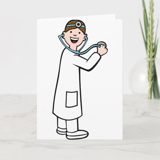 聴診器医の漫画のキャラクター カード (正面)