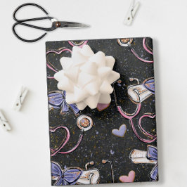 聴診器医学的卒業 ラッピングペーパーシート