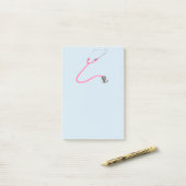 聴診器医師運命の運命 ポストイット (デスク上)