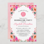 聴診器医科看護学校卒業パーティー 招待状 (正面/裏面)