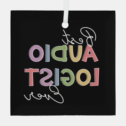 聴診器専門医による卒業ギフト ガラスオーナメント (裏面)