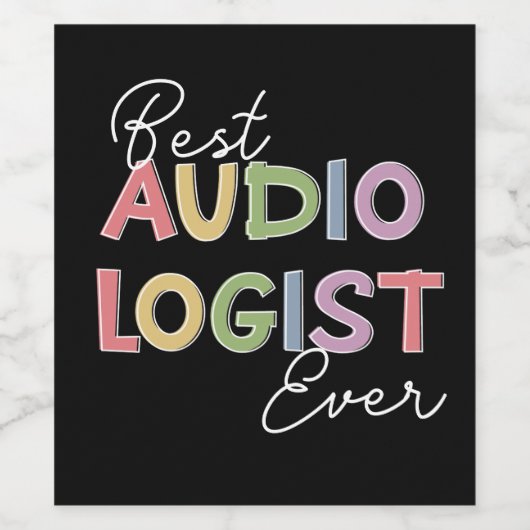 聴診器専門医による卒業ギフト ワインラベル (シングルラベル)