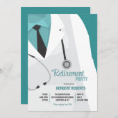 聴診器招待状 招待状 (正面/裏面)