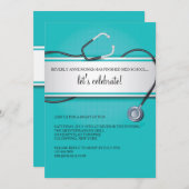 聴診器招待状 招待状 (正面/裏面)