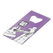 聴診器検査足 クレジットカード栓抜き (正面アングル)