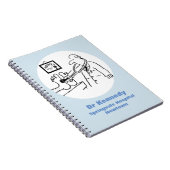 聴診器検査足 ノートブック (右側)