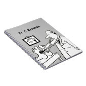 聴診器検査足 ノートブック (右側)