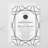 聴診器看護学校シック&ホワイト 招待状 (正面)