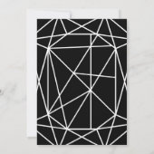 聴診器看護学校シック&ホワイト 招待状 (裏面)