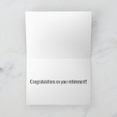 聴診器退職した及びサッシー引用文を持つ医おもしろい師 カード (内部)