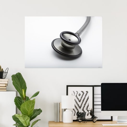 聴診器2 ポスター (ホームオフィス)