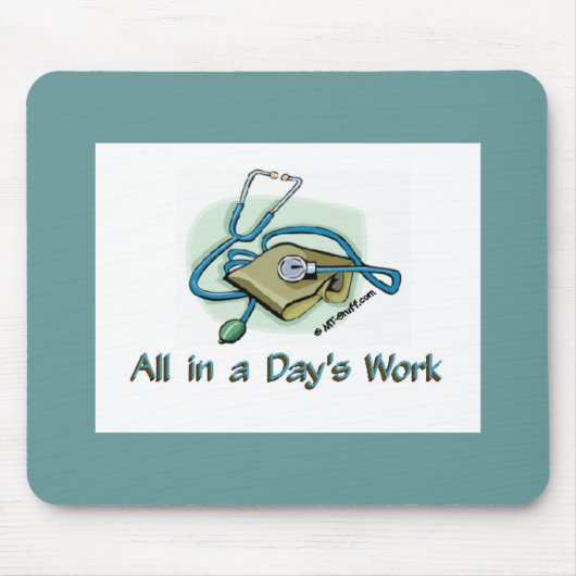 聴診器2 マウスパッド (正面)