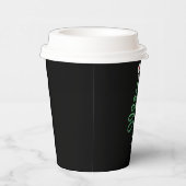 聴診器 クリスマスツリー 看護師 スクラブ クリスマス 紙コップ (右)
