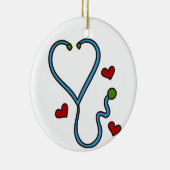 聴診器 セラミックオーナメント (右)
