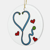聴診器 セラミックオーナメント (左)
