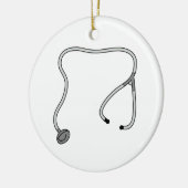 聴診器 セラミックオーナメント (左)