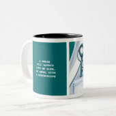 聴診器・デイジーナース鑑賞賜物 コーヒーマグカップ (正面左)