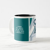 聴診器・デイジーナース鑑賞賜物 ツートーンマグカップ (正面左)