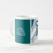 聴診器・デイジーナース鑑賞賜物 ツートーンマグカップ (正面左)