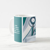 聴診器・デイジーナース鑑賞賜物 マグカップ (正面左)