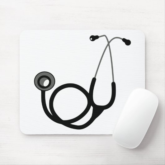 聴診器 マウスパッド (マウス)