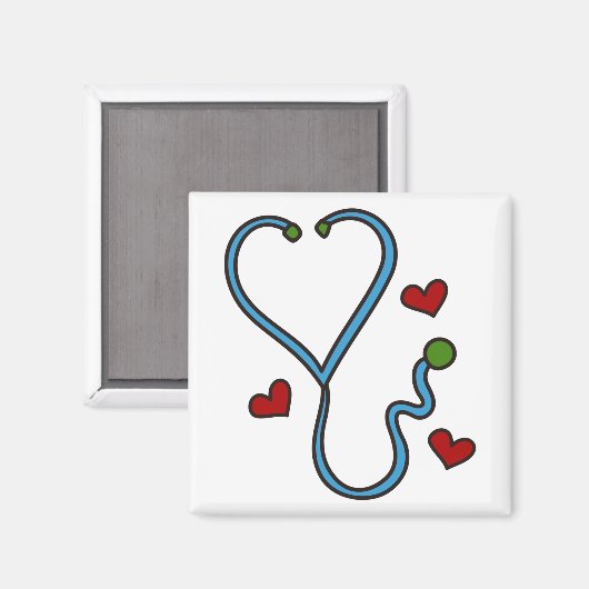 聴診器 マグネット (正面/裏面)