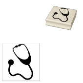 聴診器 ラバースタンプ (押印)