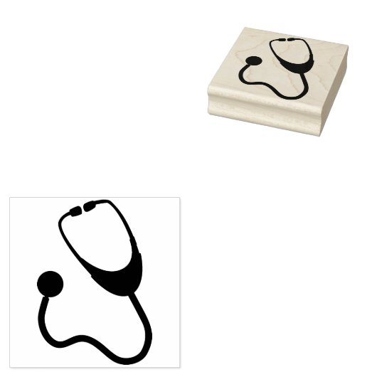 聴診器 ラバースタンプ (押印)