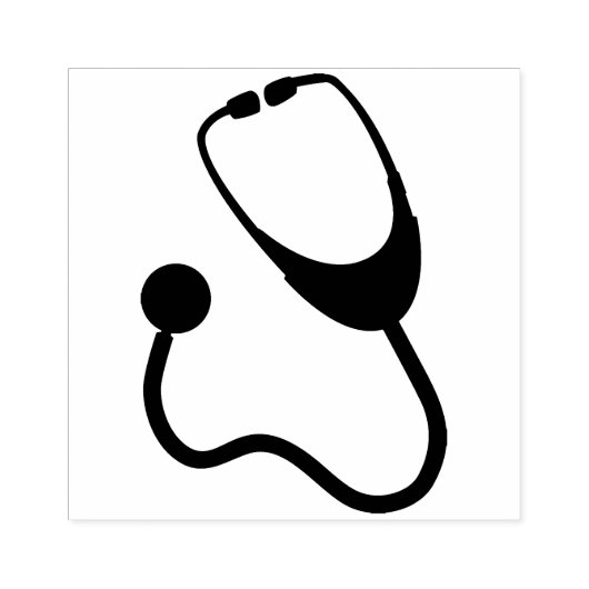 聴診器 ラバースタンプ (インプリント)