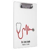 聴診器ECG波治療用EKG心拍線 クリップボード (右)