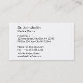 聴診器ECG波治療用EKG心拍線 名刺 (裏面)