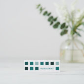 聴診士モダン（四角） スキニー名刺 (スタンド正面)