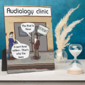 聴診室に出頭すおもしろいる フォトプラーク (側面)