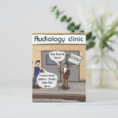 聴診室に出頭すおもしろいる ポストカード (スタンド正面)