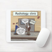 聴診室に出頭すおもしろいる マウスパッド (マウス)